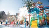 People enjoying the water theme attractions at Jamberoo Action Park